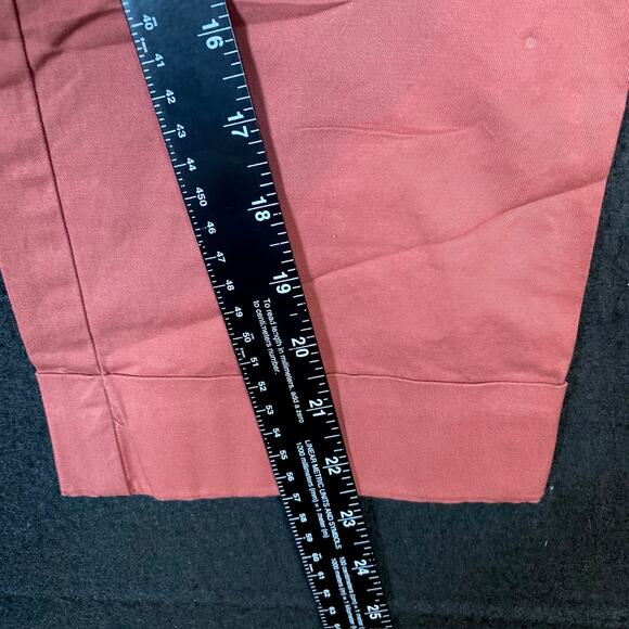 Ann Taylor Factory Womens Pants Blush Mid Rise Straight Leg Capri Stretch 8P - Picture 9 of 13